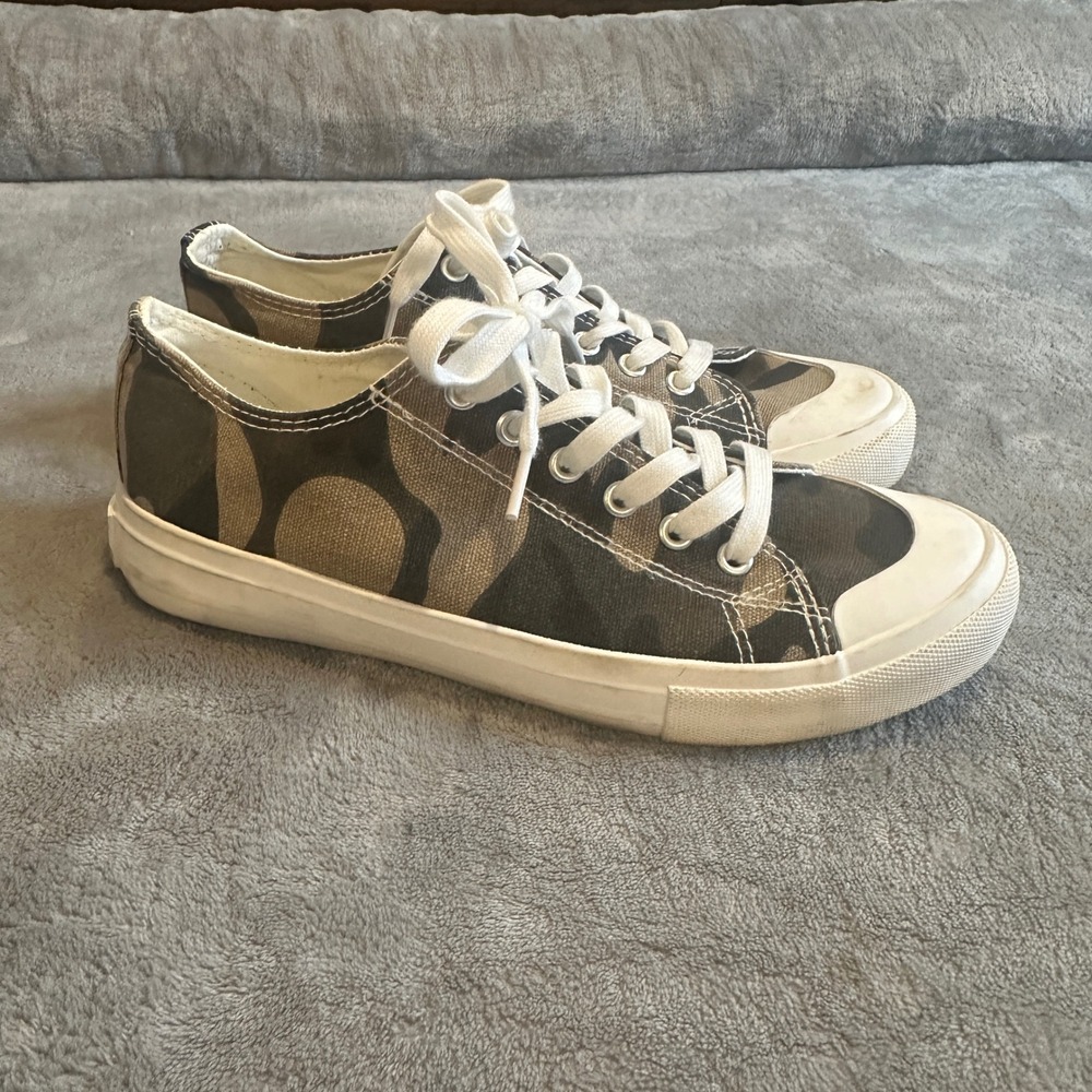 Jenn Ardor Sport Womens Camo Canvas Sneakers Low‎ Top Lace Up Shoes 8.5